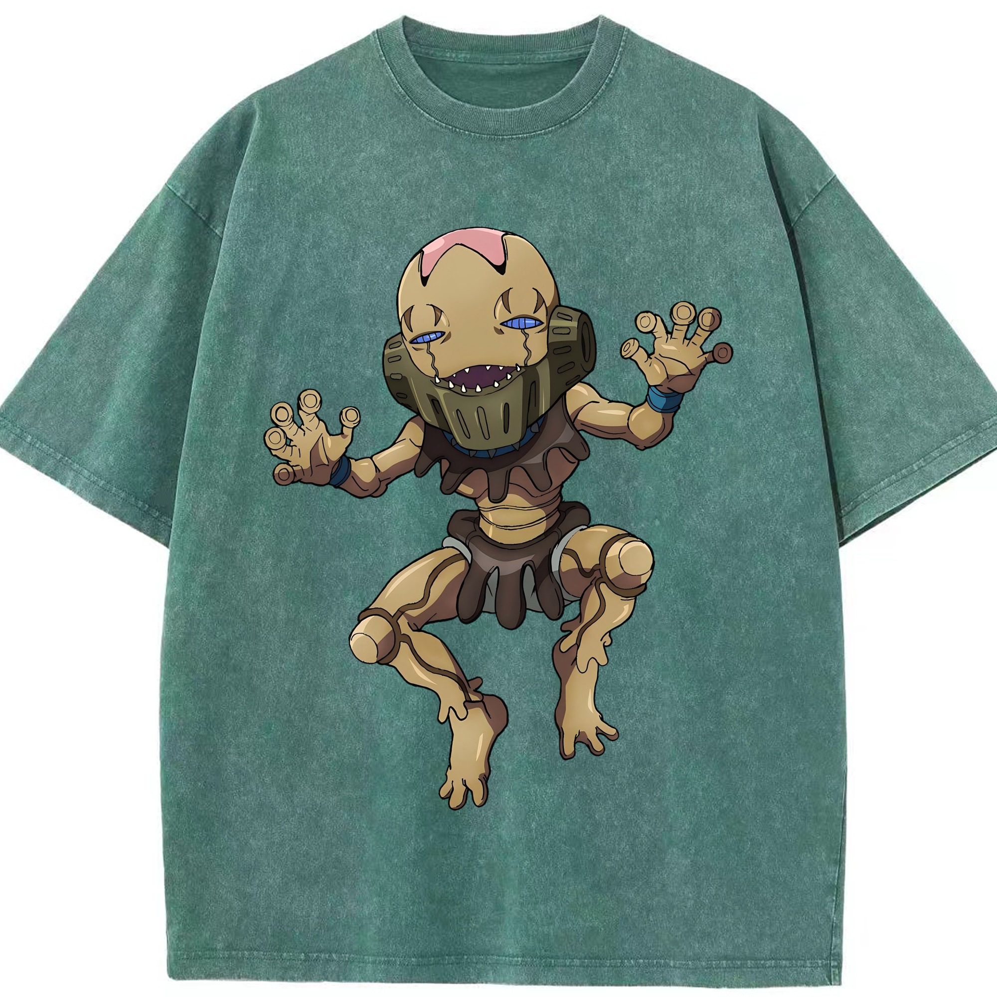 （画像用） ジョジョの奇妙な冒険 JoJo's Bizarre Adventure 綿100% ヴィンテージ風 半袖Tシャツ（フロントプリント）